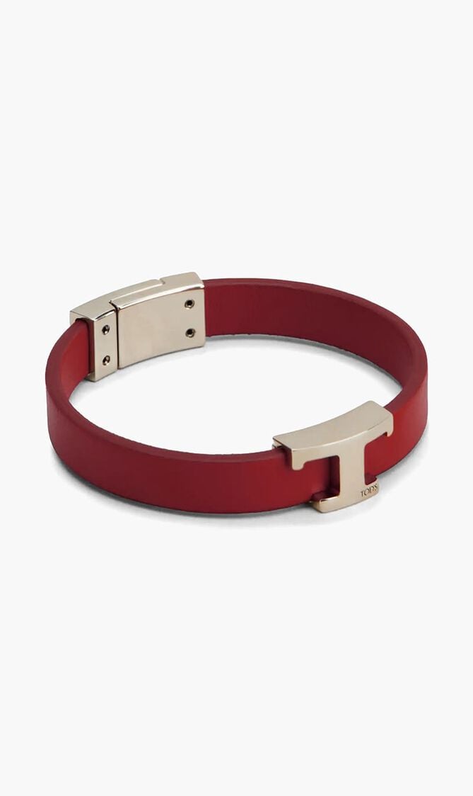 T Timeless Leather Bracelet