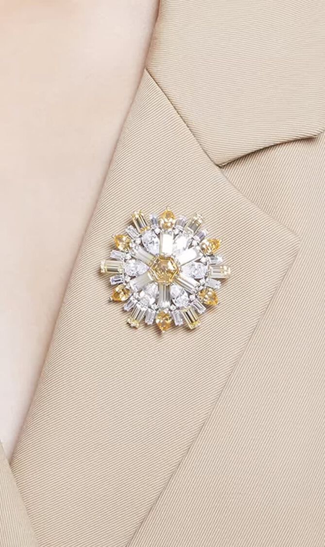 SJC IDYLLIA E-PEND LONG BROOCH YELRHS