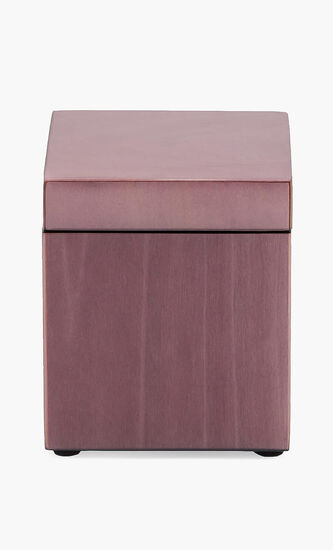Purple Tulipwood Cube Box
