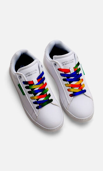 Label Multicolor Laces Sneakers