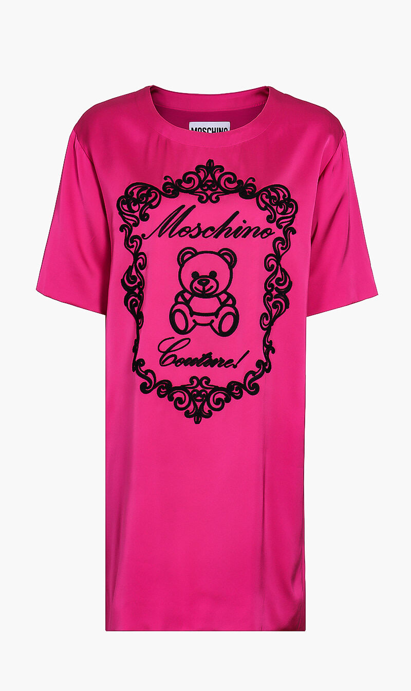 Moschino t shirt dress sale clearance