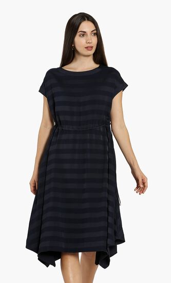 Linnie Hanky Hem Stripe Dress