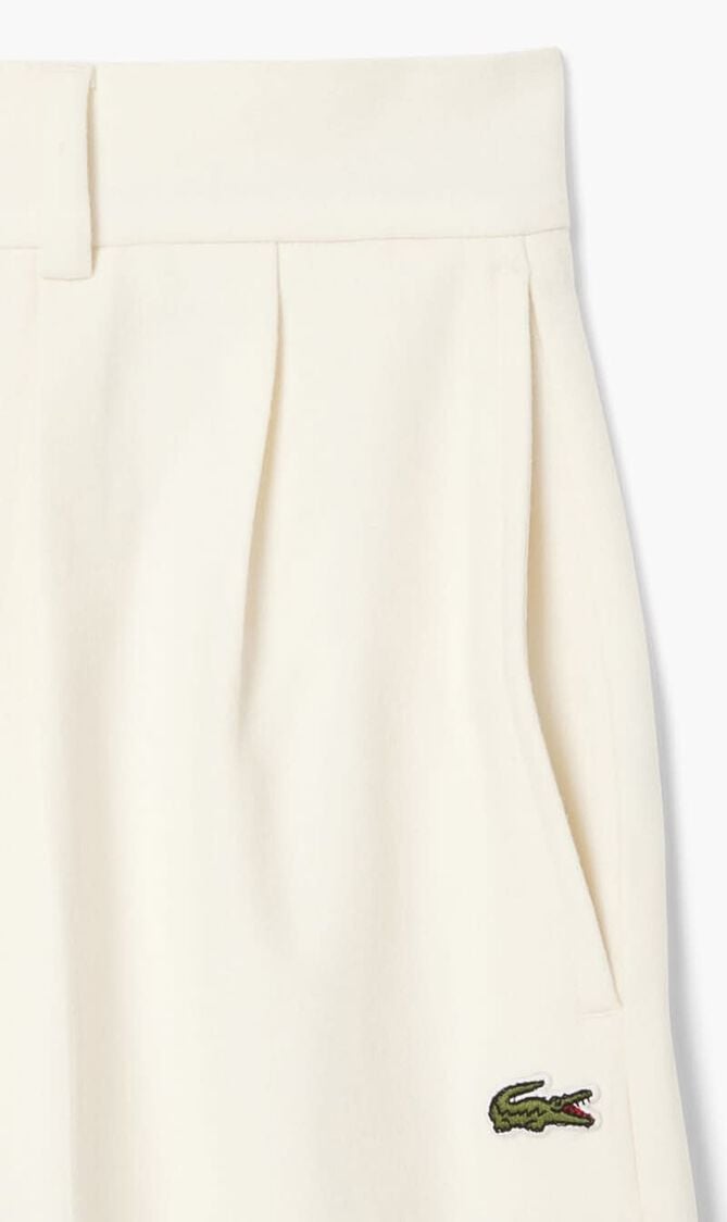 Oversized Pleated Flannel Pants