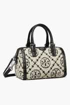 T Monogram Boucle Mini Barrel Bag