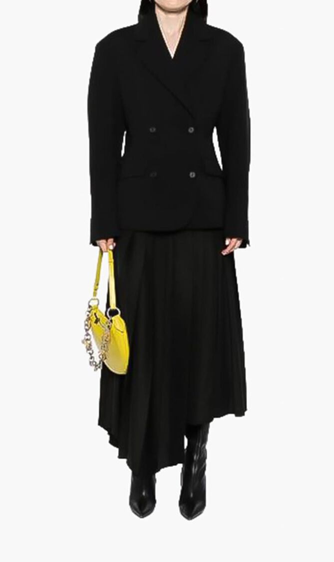 WO BLEND ROUND DB JACKET BLACK BLACK