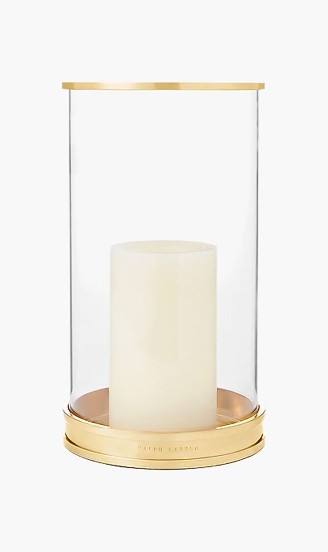 حامل الشموع البرونزي العصري هوريكين - بالحجم الصغير