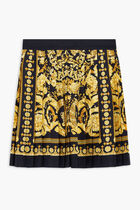 Barocco Print Pleated Skirt Barocco Print Pleated Skirt