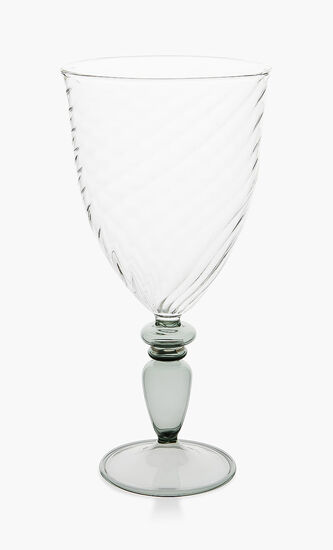 Glass, Grey Stem, Large