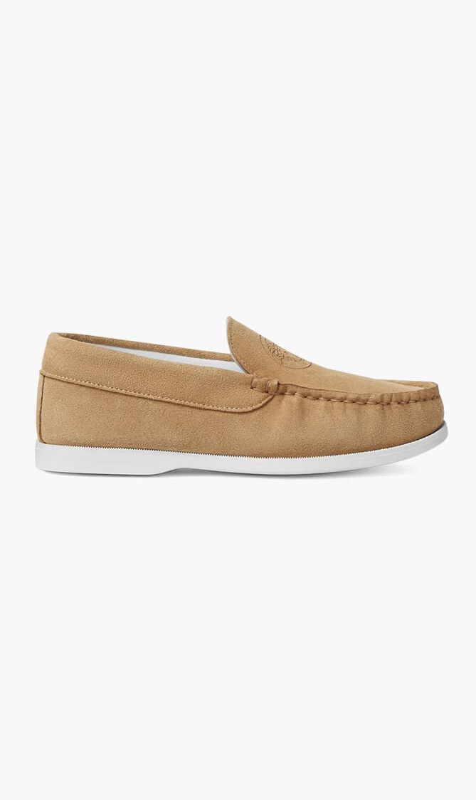 Suede Medusa Loafers