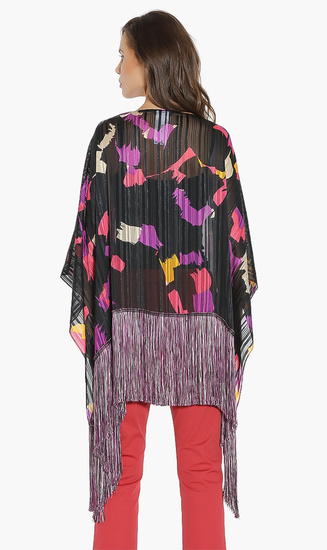 Sapiente Printed Poncho