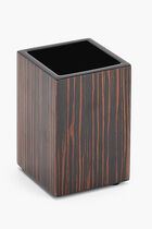 Macassar Ebony Brush Holder