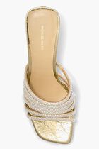 Haisley Embellished Metallic Sandals