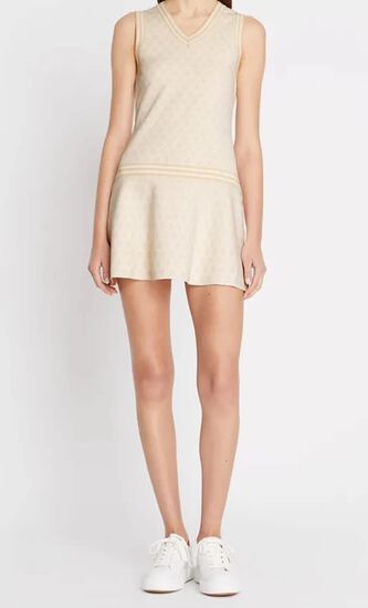 T Monogram Tech Knit Dress