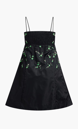 OUTERWEAR NYLON MINI DRESS