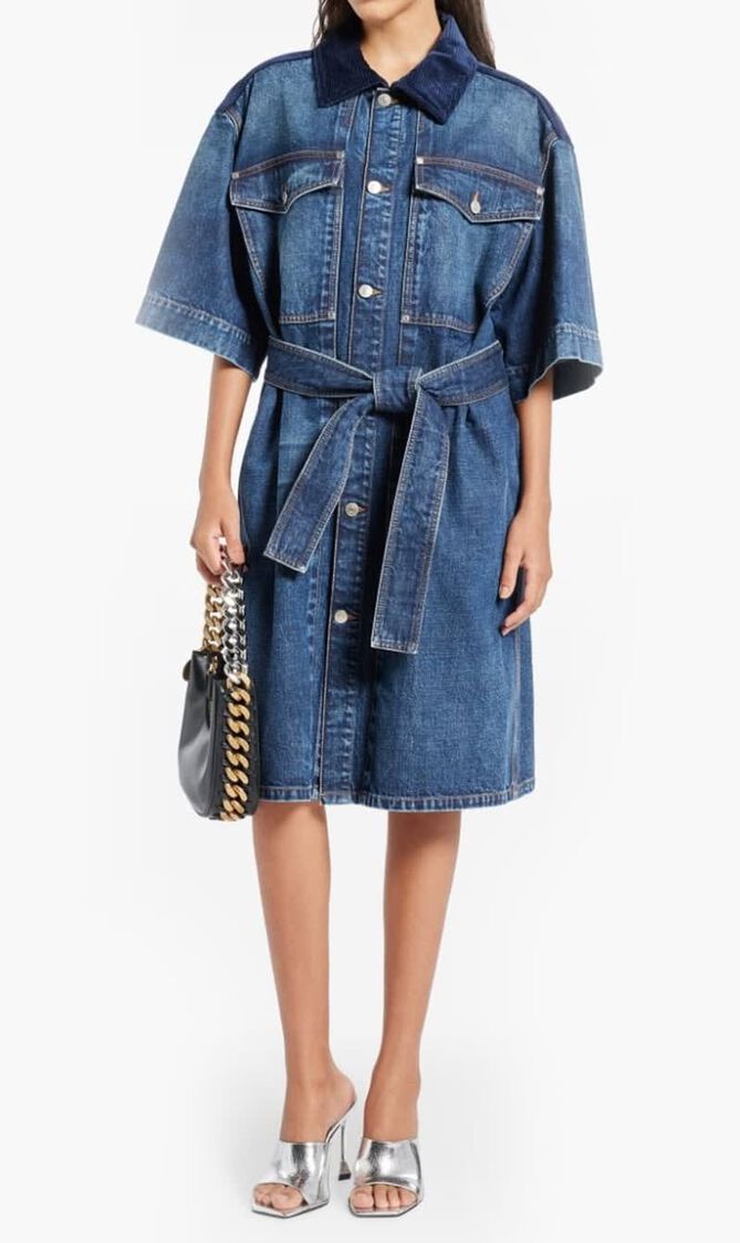 Denim Shirt Dress
