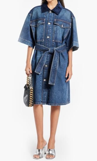 Denim Shirt Dress