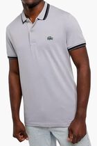 Ribbed Polo T-Shirt