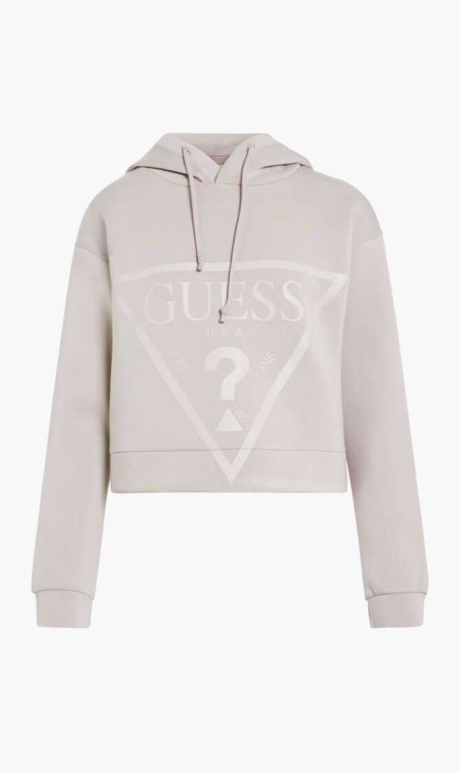 Alisa Hooded Eco Soft Tech Scuba Sweater