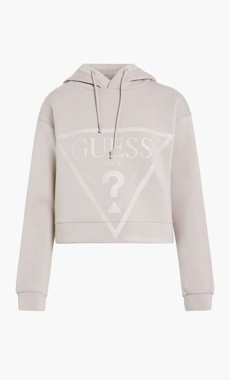 Alisa Hooded Eco Soft Tech Scuba Sweater