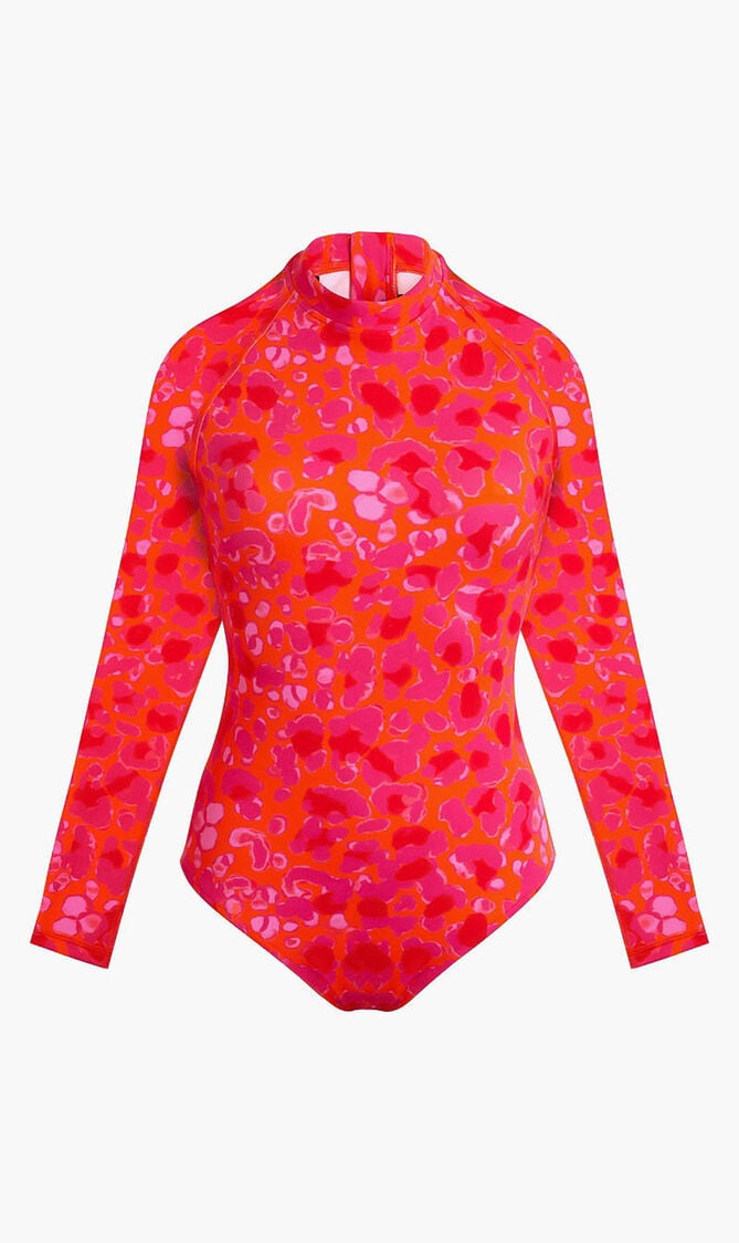 New Leopard One-Piece Rashguard