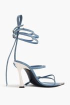 Strappy Denim Fang Sandals