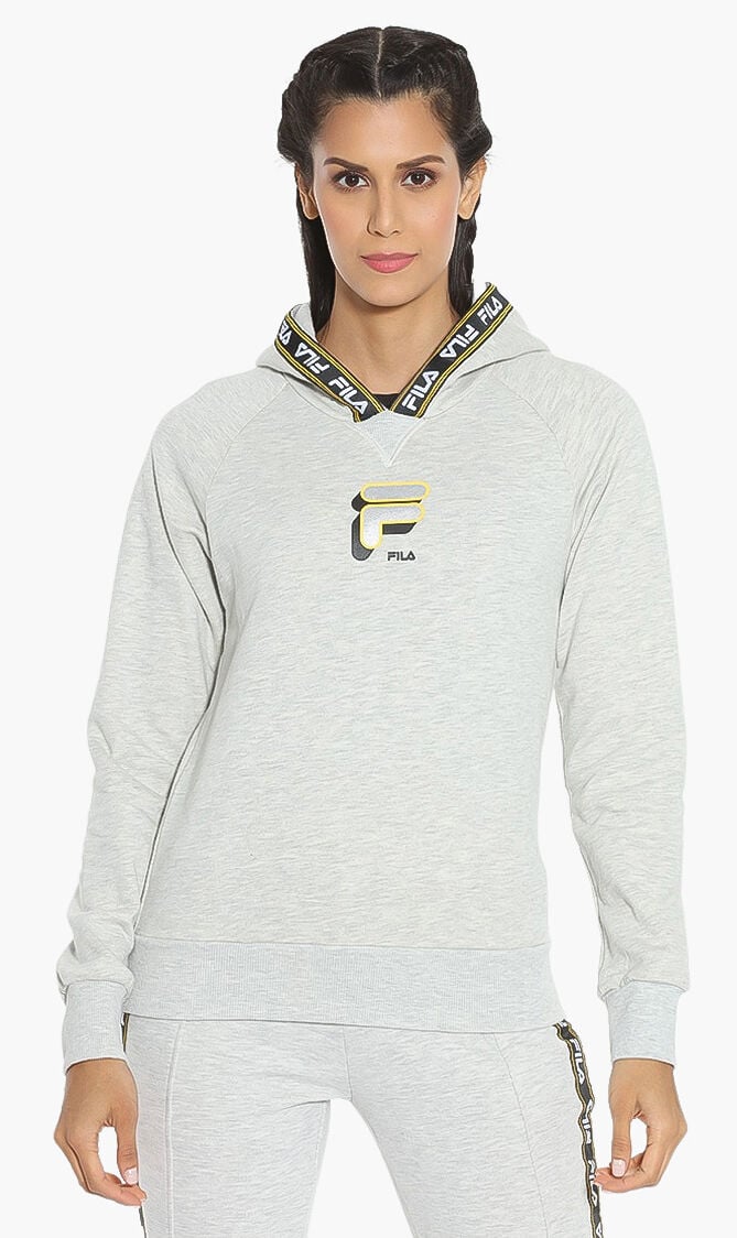 Buy FILA Chayna Logo Tape Hoodie for AED 130.00 The Deal Outlet
