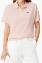 Relaxed Fit Fluid Pique Polo Shirt
