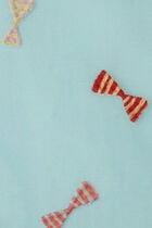 Woven Dress With Multicolored Bows Woven Dress With Multicolored Bows