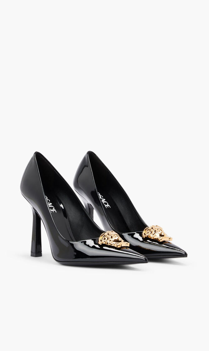 LA MEDUSA PATENT LEATHER PUMPS