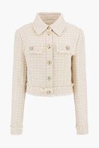 Daphnee Cropped Tweed Jacket
