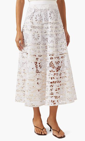 Eyelet Skirt