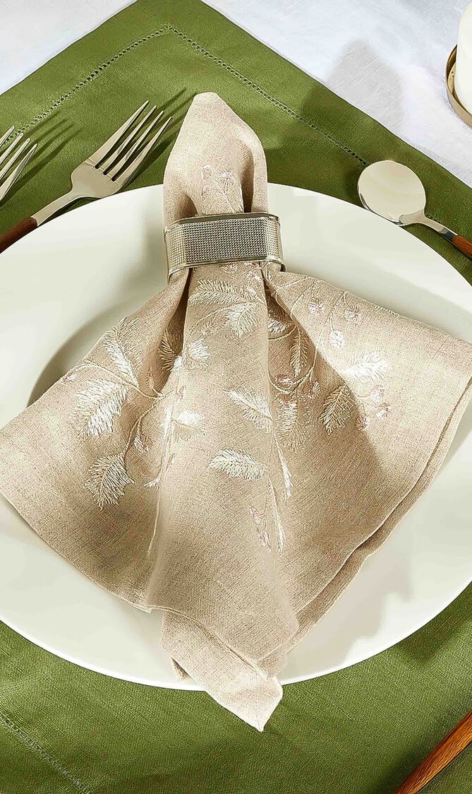 Feliz Placemat Green Set Of 6