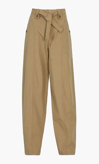 Tapered Belted Pants