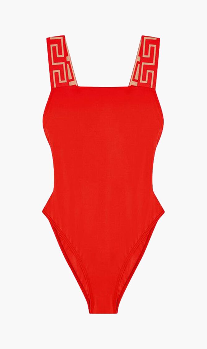 Greca Border Swimsuit