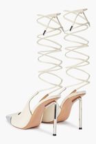 Lace Up High Allen Frame Pump Off White