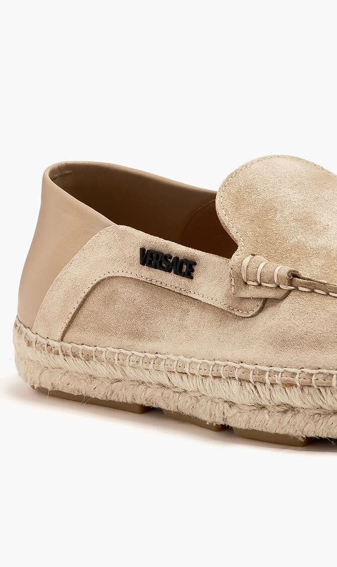 Logo Suede Espadrilles