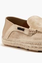 Logo Suede Espadrilles