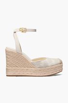 Larissa Logo Jacquard Espadrille Wedge