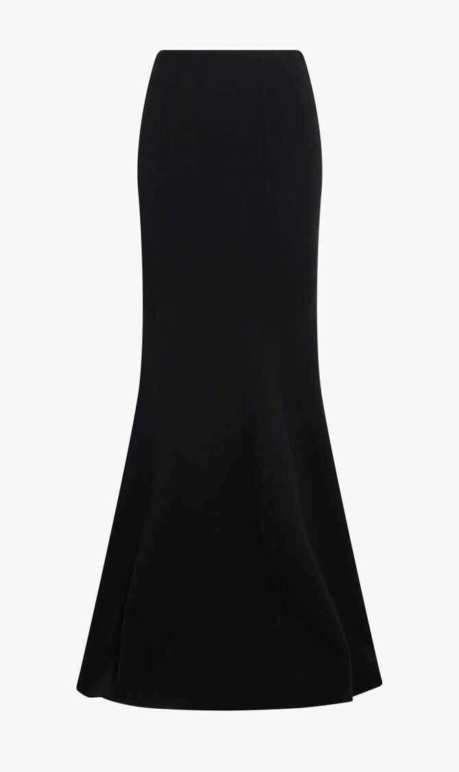 STR WOOL FISHTAIL SKIRT