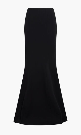 STR WOOL FISHTAIL SKIRT