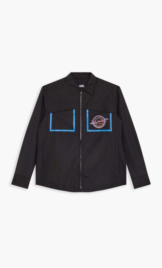 ATHLEISURE JKT W TAPE DETAIL