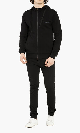 Embroidered Logo Hooded Sweatshirt