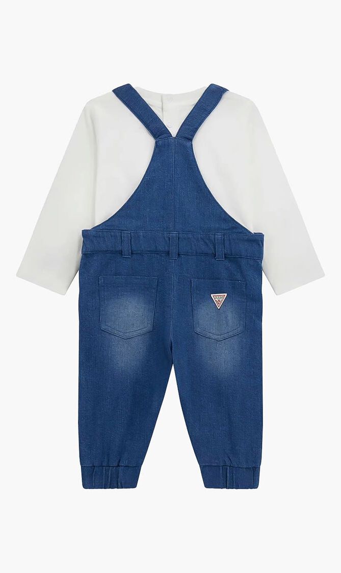 Set Ls T-Shirt+Str Denim Rompe