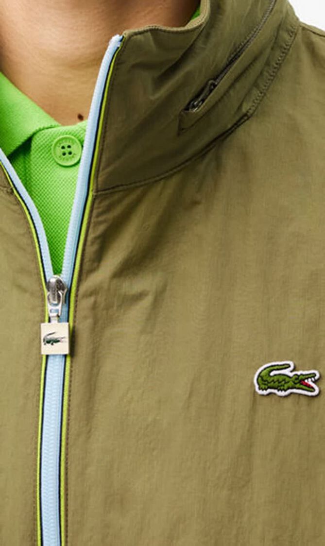 Water-Repellent Removable Hood Windbreaker