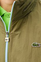 Water-Repellent Removable Hood Windbreaker