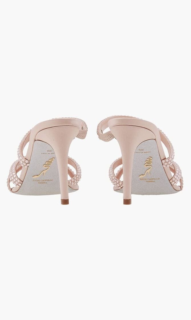 Lisa Crystals 80 Slider Sandals