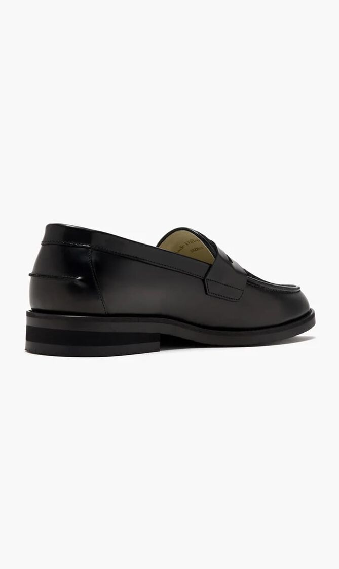 WILDE BLACK RATTAN PENNY LOAFER MEN S