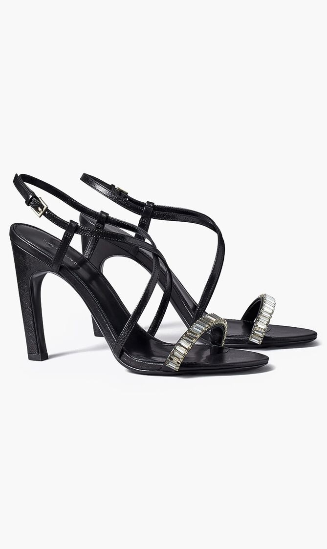 Crystal Heel Sandal 100Mm