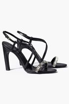 Crystal Heel Sandal 100Mm