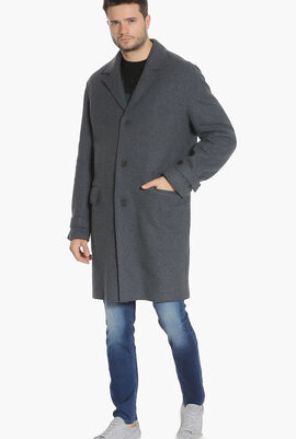 Plain Wool Coat